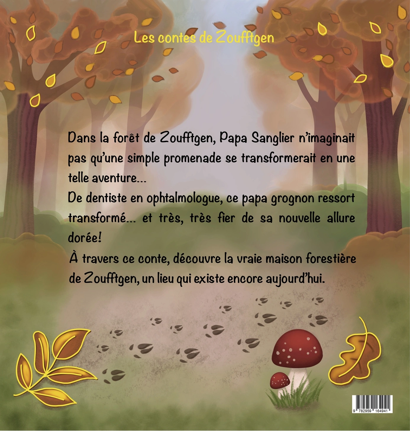 Papa Sanglier et sa dent en or - Dernière de couverture