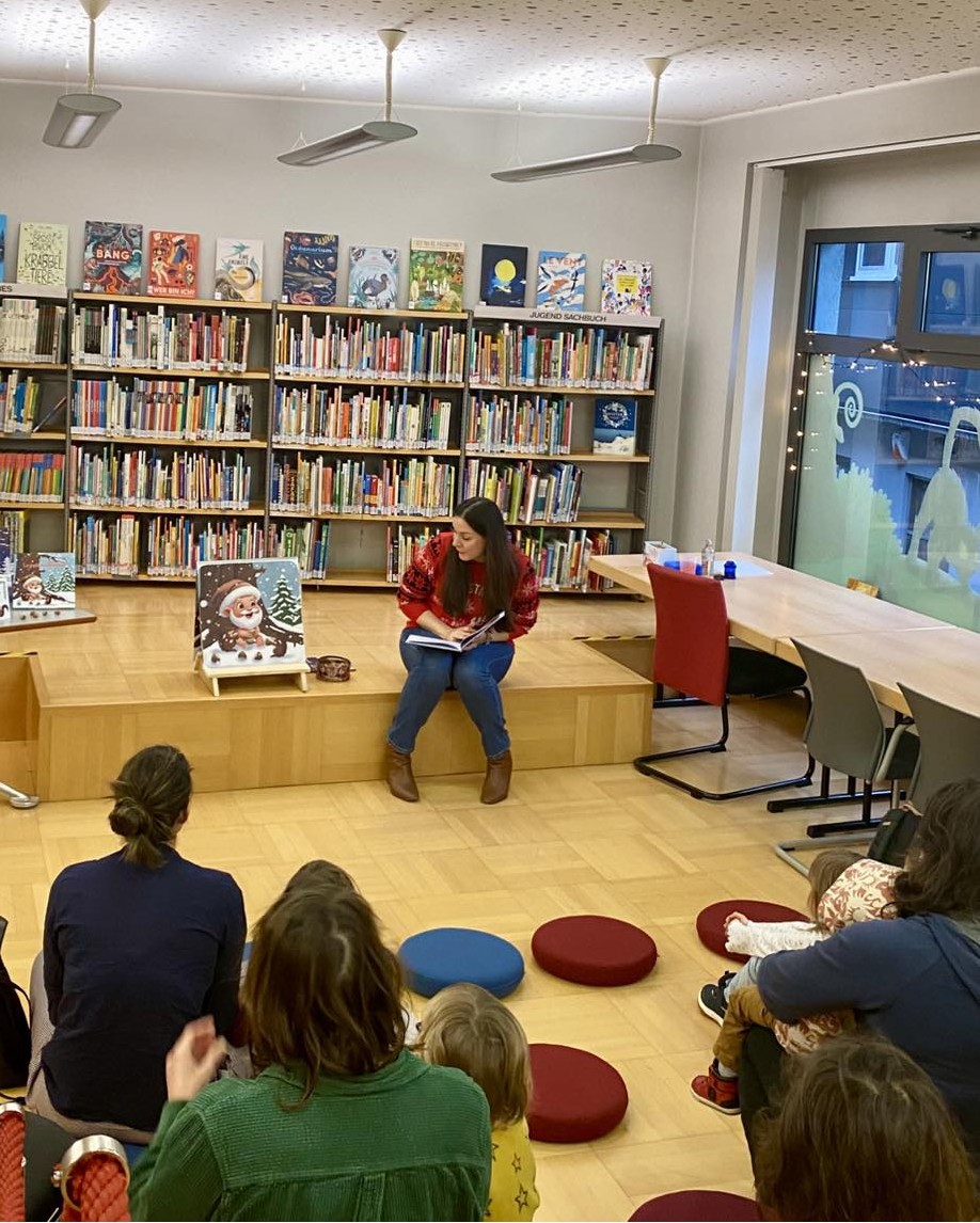 Lecture des deux contes du Petit Zouffarceur à la bibliothèque de Dudelange